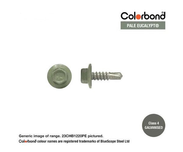 Self-Drilling ROOFING Screw PAINTED HEX Head GALV